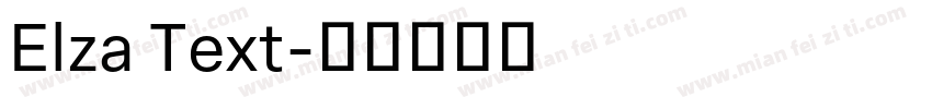 Elza Text字体转换